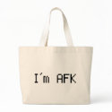 i´m afk - awy from keyboard bags