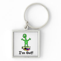 I’m Out Turtle Keychain