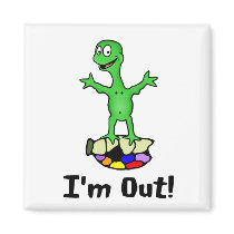 I’m Out Turtle Magnet