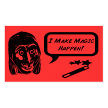 I Make Magic Happen Business Cards Enos Jiggy Pop
