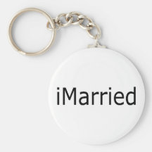 I Married Keychain