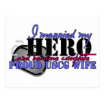 I MARRIED MY HERO COAST GUARD POST CARDS