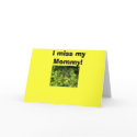 I miss my Mummy! cards