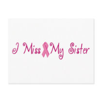 I Miss My Sister Post Card