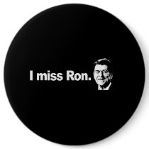 I MISS RON Bumpersticker Pinback Button