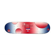 I Miss You! Britain Flag Colours Pop Art Skate Deck