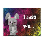 I Miss You postcards