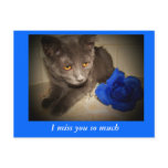 I miss you so much postcards