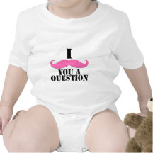 I Moustache You A Question Pink Moustache T Shirts