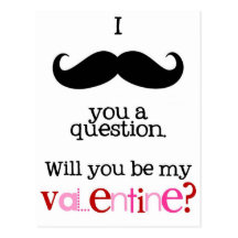 i moustache you a question postcard