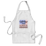 I moustache you to vote for Obama Apron