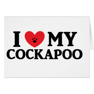 cockapoo greeting card sticker round classic gifts stickers shirts posters gift zazzle