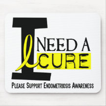 I Need A Cure 1 Endometriosis Mousepad