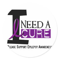 I NEED A CURE 1 EPILEPSY T-Shirts