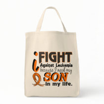 I Need My Son Leukaemia Canvas Bags