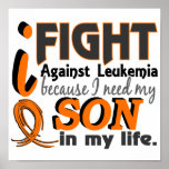 I Need My Son Leukemia Print