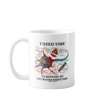 I Need Time To Restore My Neurotransmitters Mug