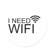 I need wifi internet sticker