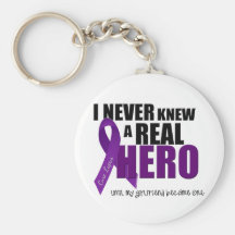 I NEVER Knew a REAL HERO.... Key Chains