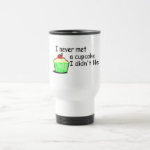 I Never Met A Cupcake I Didn't Like Coffee Mug