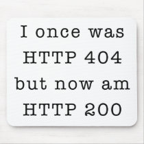 I once was HTTP 404 Mousepad
