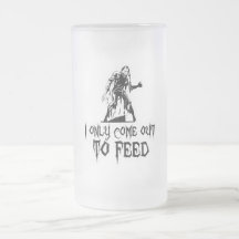 I Only Come Out To Feed Zombie Coffee Mug
