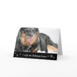 I Only Eat Christmas Snow Card