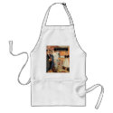 I only have a kitchen because...retro print apron