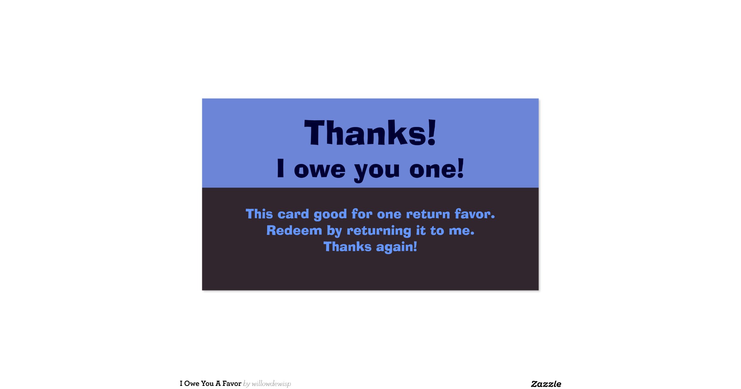 i owe you certificates