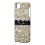 I phone 5 CASE Custom GOLD GLITTER Bling