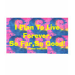 I Plan To Live Forever,So Far,So Good! T-Shirt