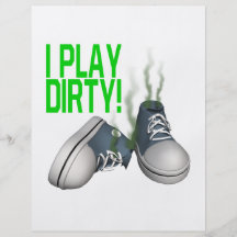I Play Dirty Full Colour Flyer