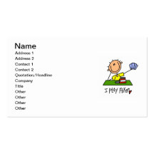 I Play Poker Business Cards