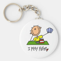 I Play Poker Key Chains