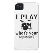 I play what's your superpower Case-Mate iPhone 4 cases