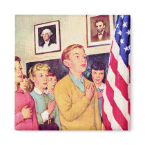 I Pledge Allegiance To the Flag Fridge Magnet