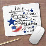 I pledge Allegiance to the flag of the United mousepads