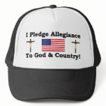 I Plege Allegiance To God & Country Mesh Hat