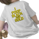 I Poop Black and Gold Infant Tee t-shirts