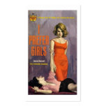 I Prefer Girls - 60s lesbian pulp novel business cards