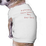 I promise to love, honour & obey pet clothing