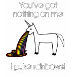 I Puke Rainbows t-shirts