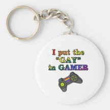 I put the GAY in Gamer Keychains