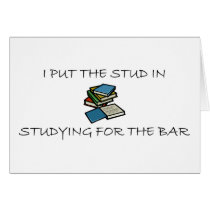 I Put The Stud In Studying For The Bar