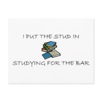 I Put The Stud In Studying For The Bar