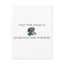 I Put The Stud In Studying For The Bar