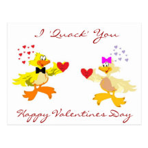 I Quack You Postcard