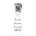 I read because I cannot stop Bookmark to Customise