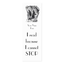 I read because I cannot stop Bookmark to Customise