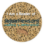 I Read the Jaguar News stickers
